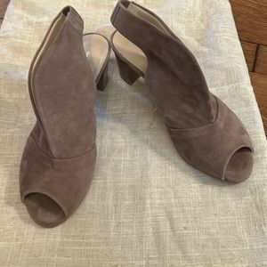 Brenda Zaro Peep Toe Heels